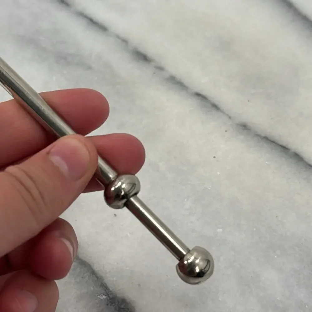 Antique silverplated Spring Action Tea Seeper Spoon Infuser Steeper